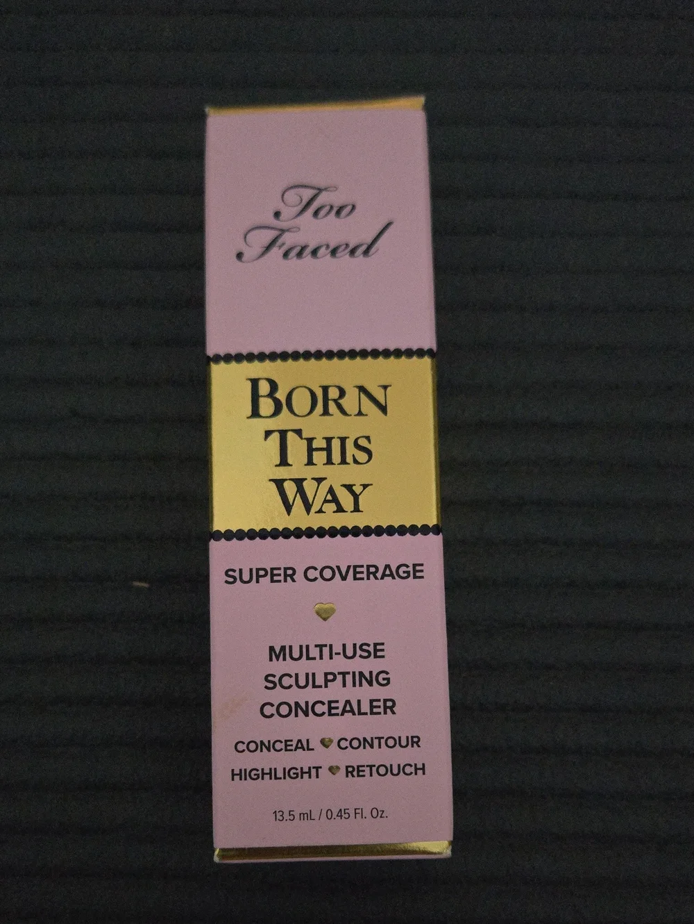 Too Faced Born This Way Multi-Use Sculpting Concealer - Pink & Gold Box